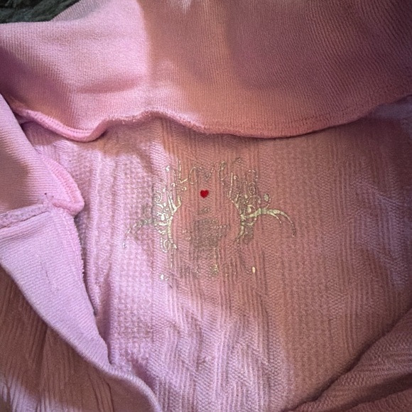 Love J Pink Cable Knit Polo Top - Picture 2 of 3